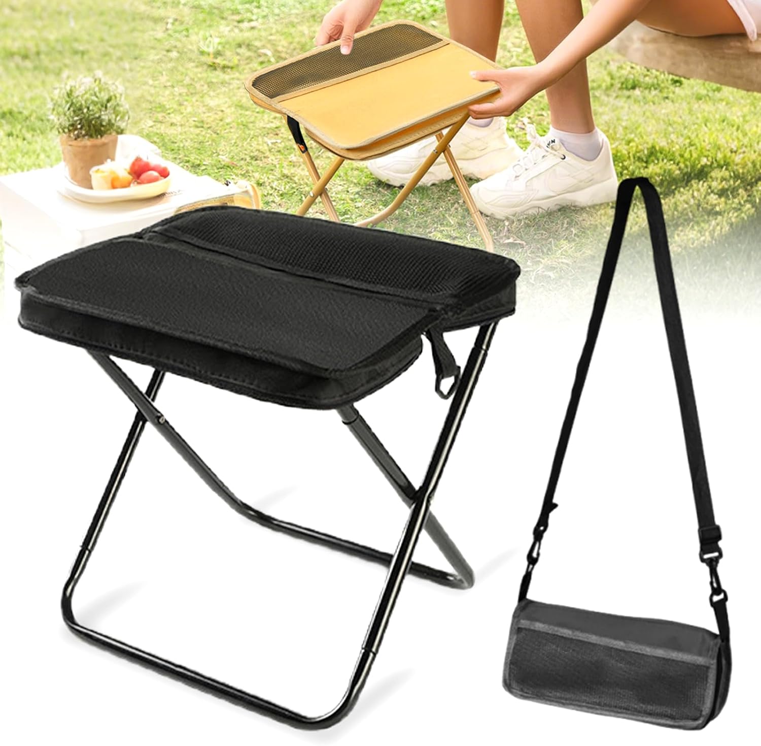 Outdoor Furniture Heavy Duty - Портативное складное кресло для кемпинга GMOX,