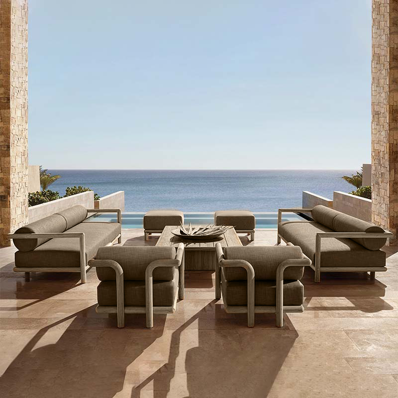 Outdoor Furniture Luxury - Комплект садовой мебели: диван для улицы,