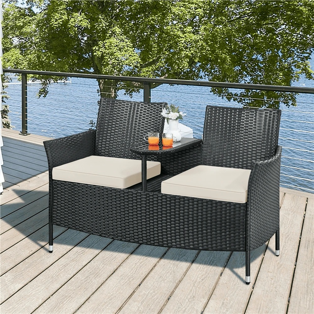Outdoor Furniture Heavy Duty - Премиум-комплект уличной мебели из искусственного ротанга: