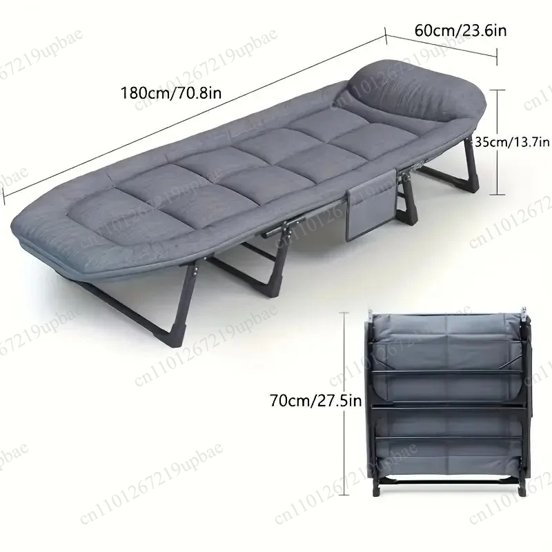 Outdoor Furniture Heavy Duty - Портативная складная кровать-раскладушка для кемпинга, усиленная,