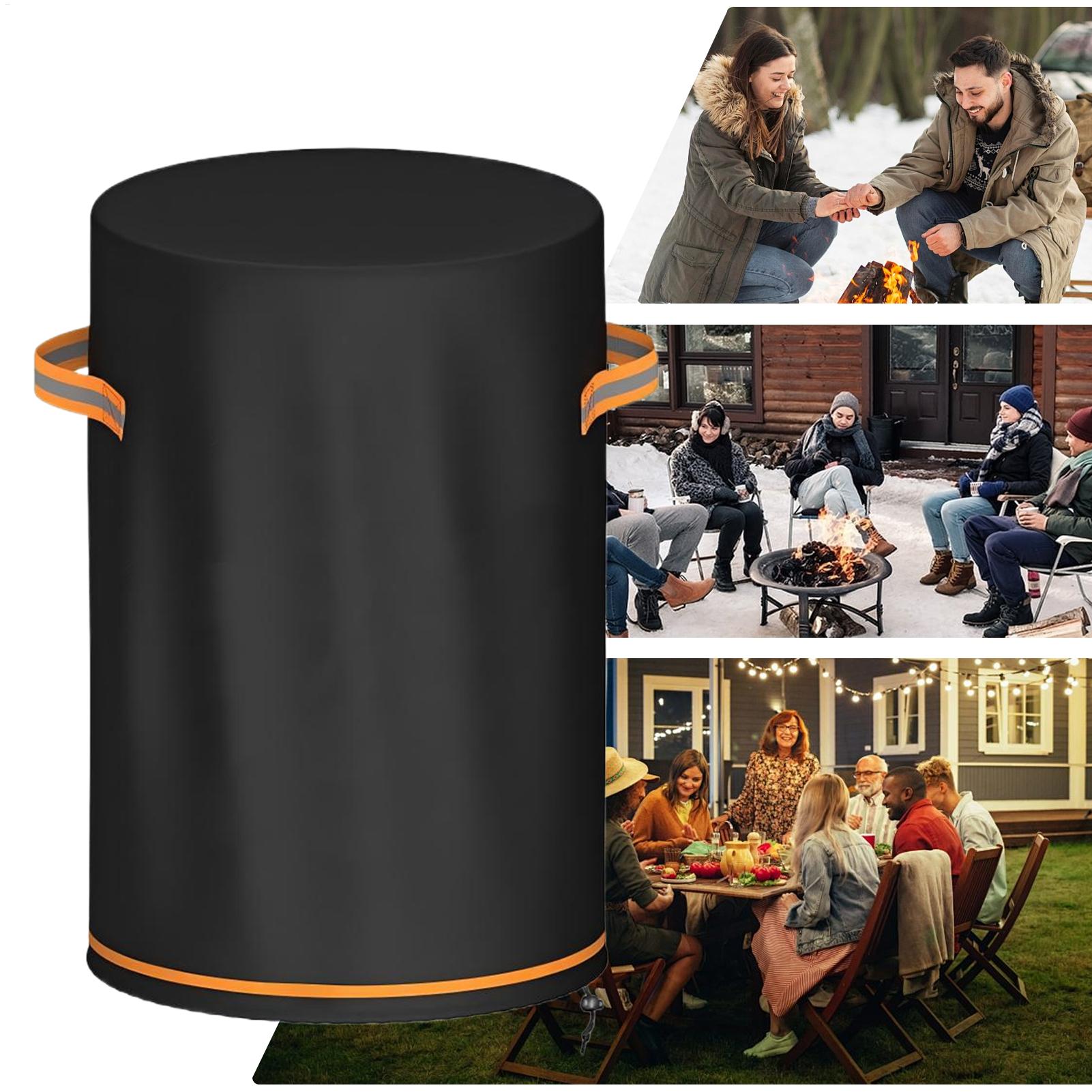 Outdoor Furniture Heavy Duty - Чехол для колонны-очага, сверхпрочный, водонепроницаемый, для