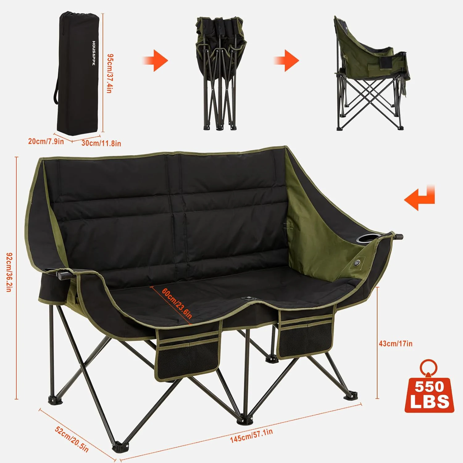 Портативные складные двухместн – обзор и цена Outdoor Furniture Factory