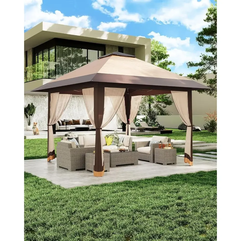 Уличная беседка 13x13 футов с  – обзор и цена Outdoor Furniture Gazebo