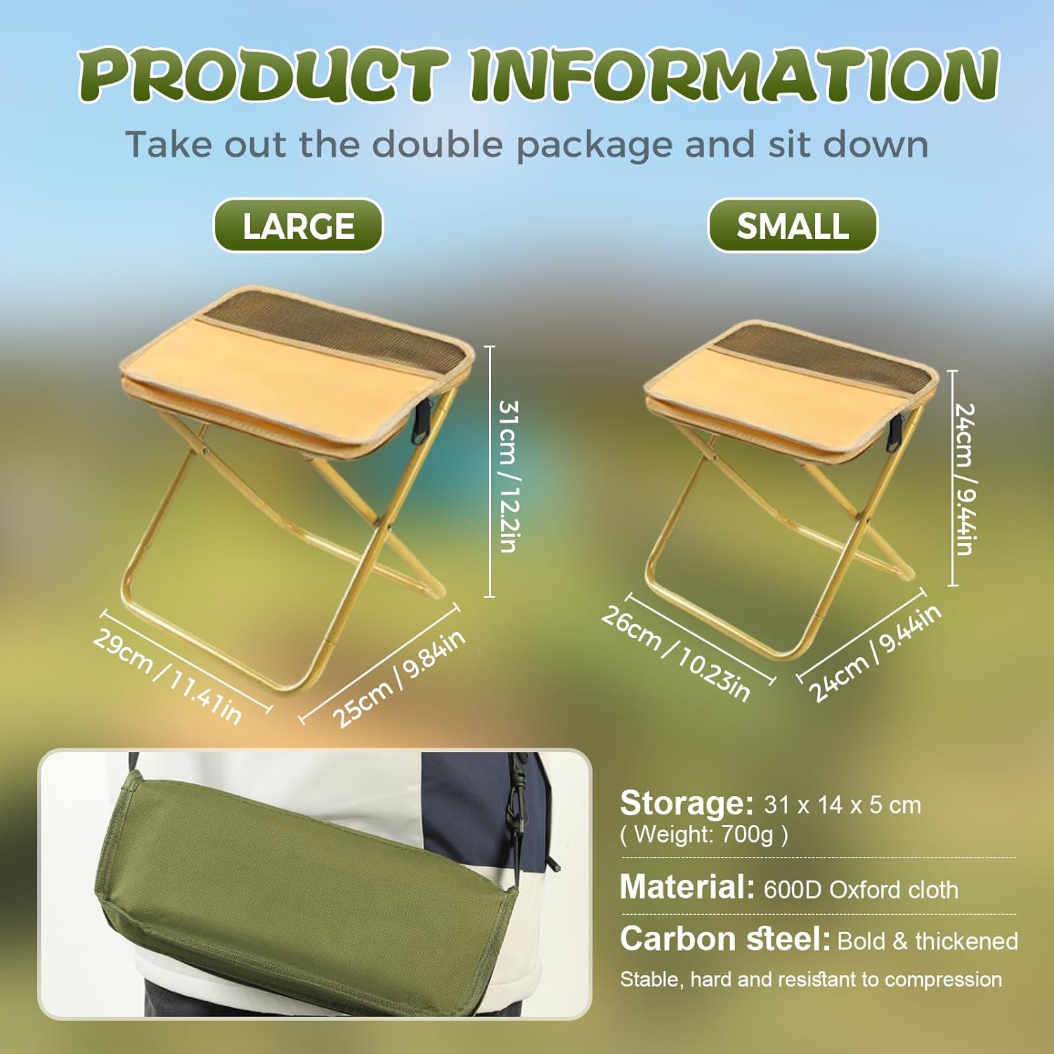 Портативное складное кресло дл – обзор и цена Outdoor Furniture Heavy Duty