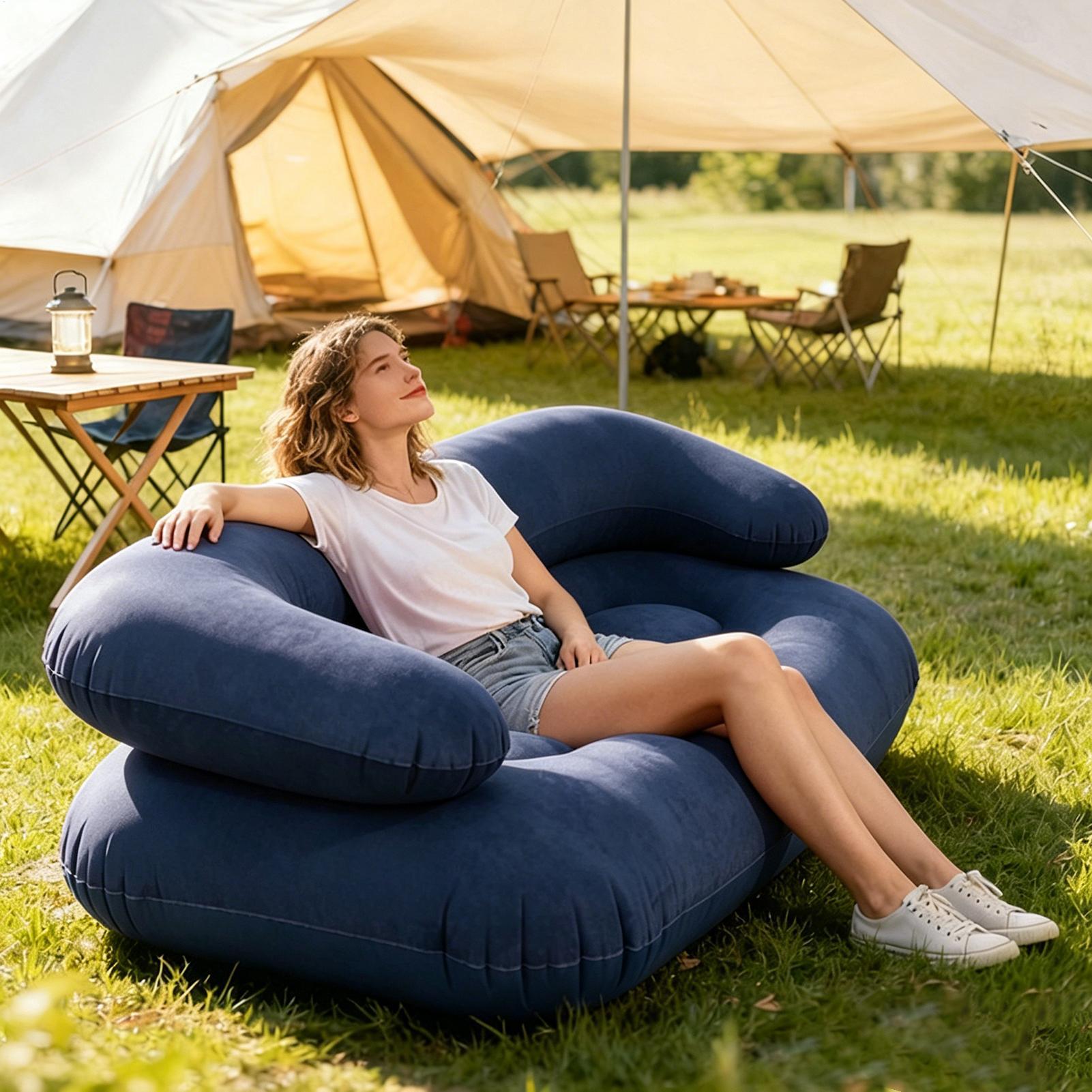 Надувной двухместный диван-кро – обзор и цена Outdoor Furniture Heavy Duty