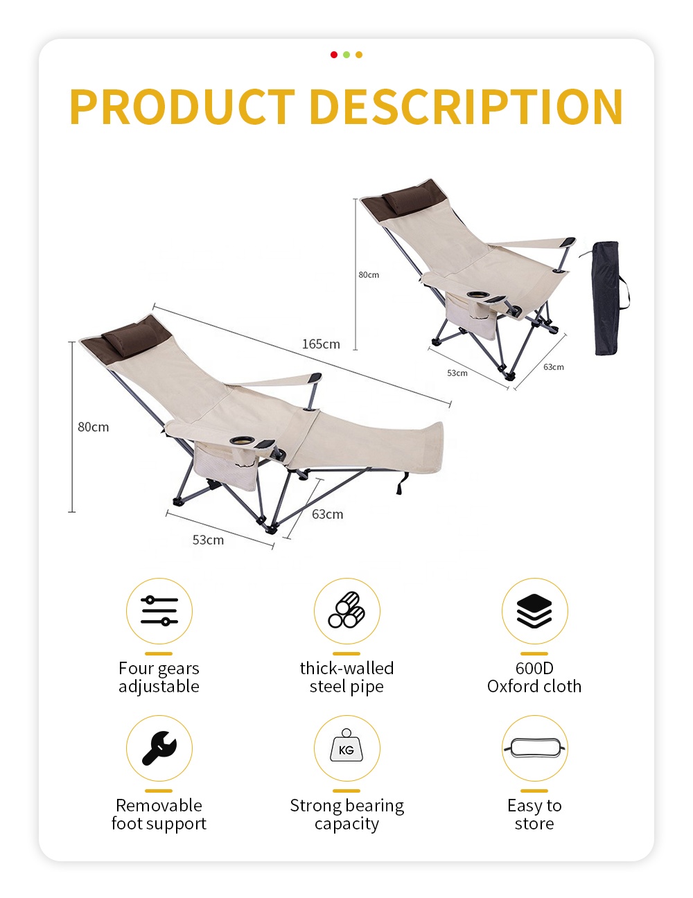 Портативное складное кресло-ше – обзор и цена Outdoor Furniture In
