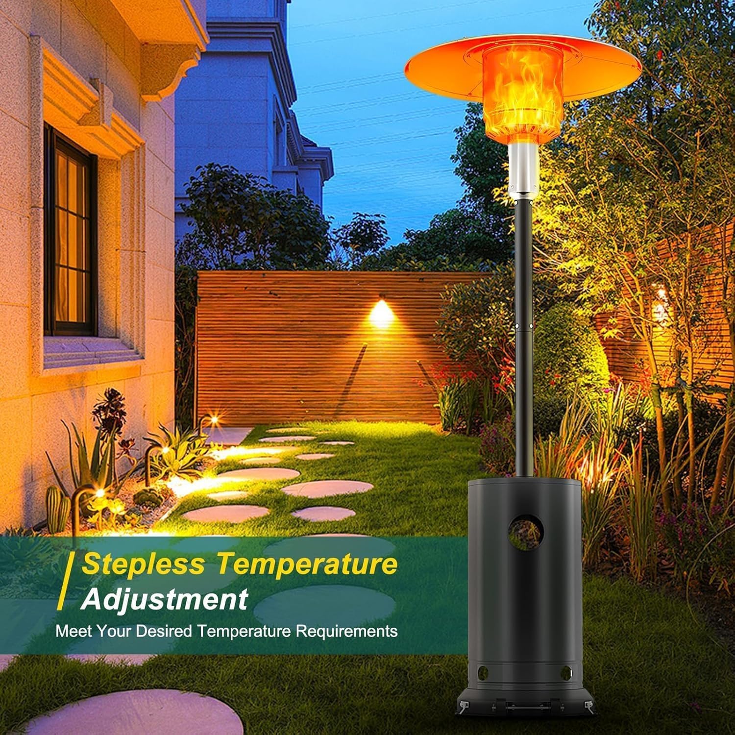 Наружная тепловая лампа 48,000 – обзор и цена Patio Heater Standing