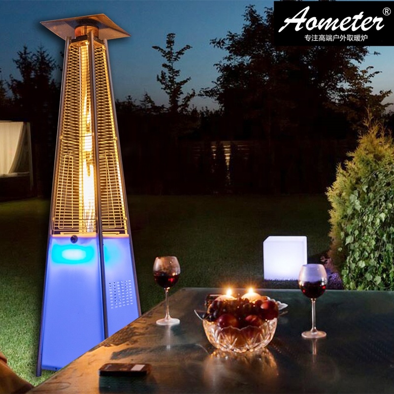 Пирамидальный уличный газовый  – обзор и цена Patio Heater Standing
