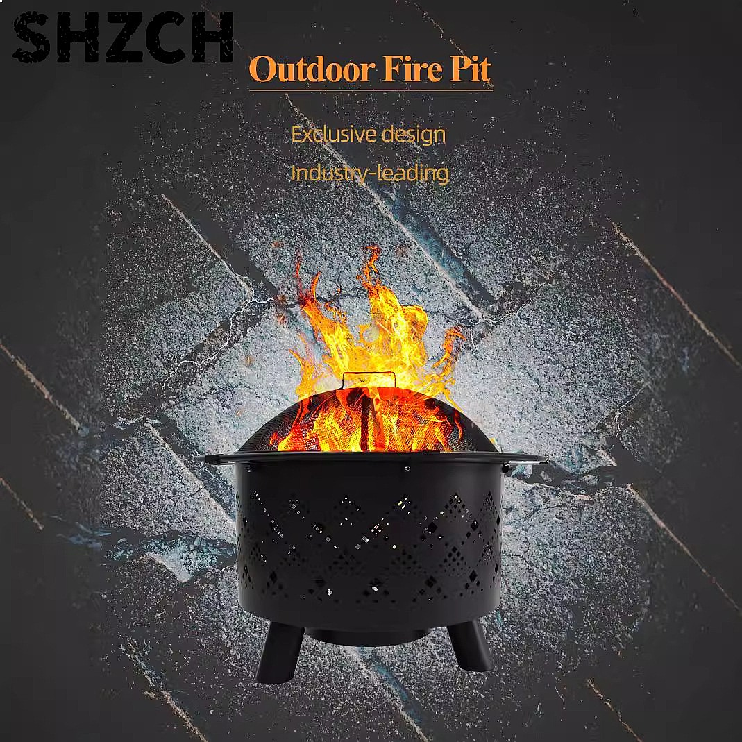 Уличная угольная печь-жаровня  – обзор и цена Outdoor Furniture Metal