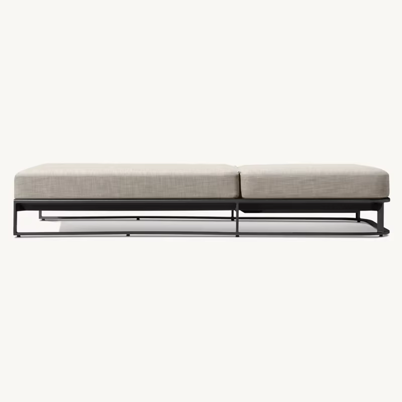 Шезлонг-софа из алюминия для у – обзор и цена Outdoor Furniture Factory